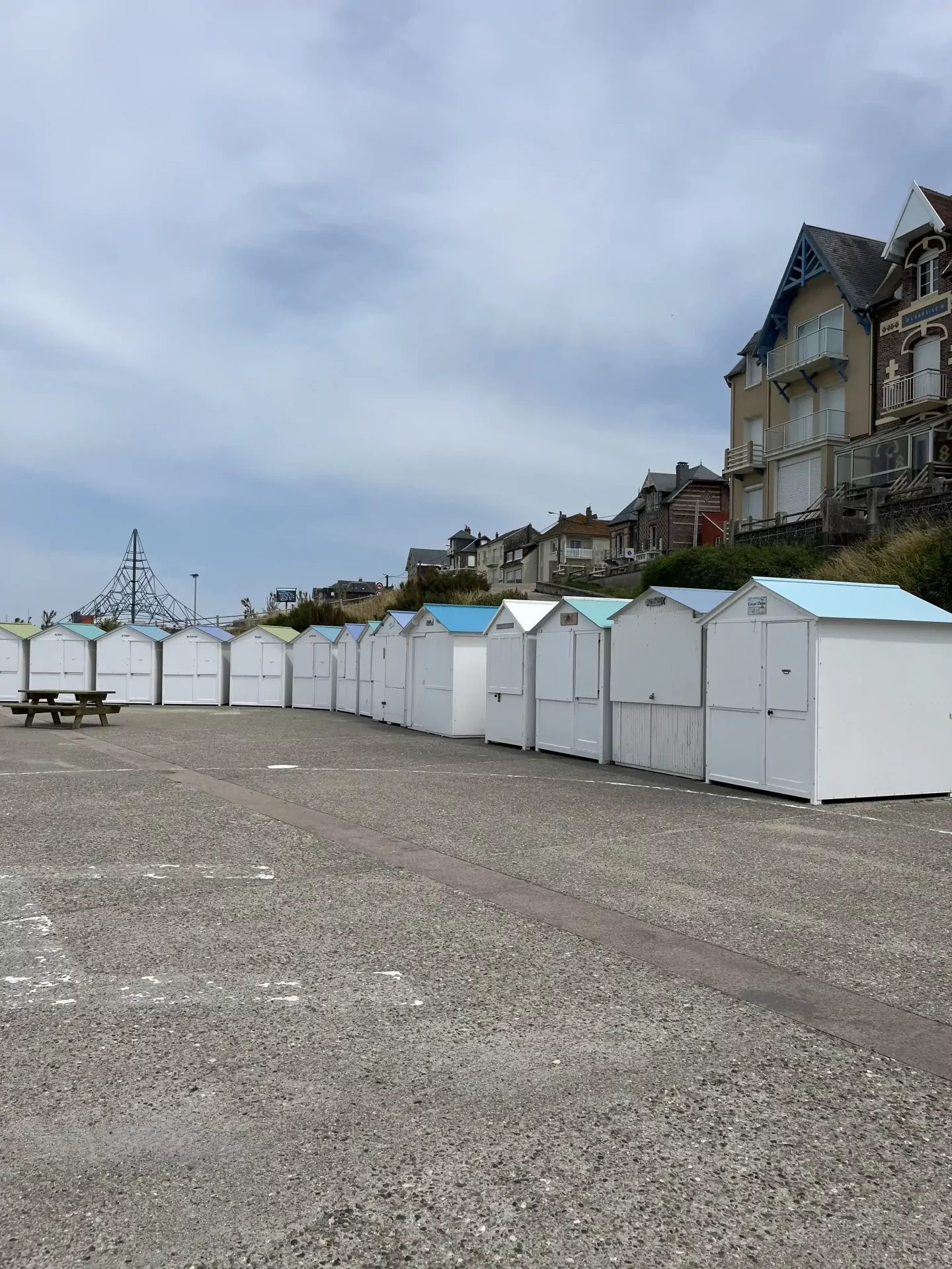 Les cabines en bord de mer